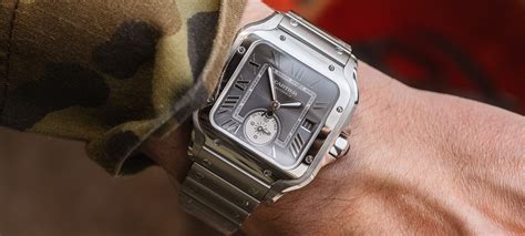 cartier santos dual time.